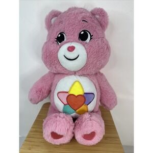 Care Bears 13" True Heart Bear Pink Basic Fun 2022 Stuffed Animal Plush